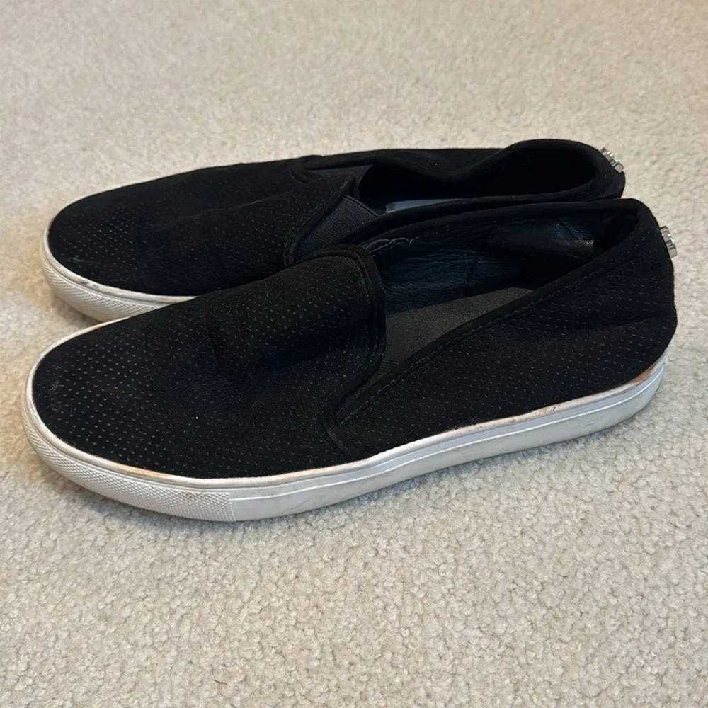 Steve Madden Black Slip-On Sneakers